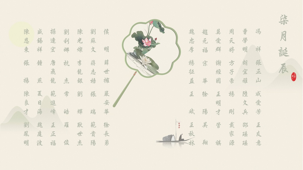 【生日祝?！抗ё?月生日的員工生日快樂！